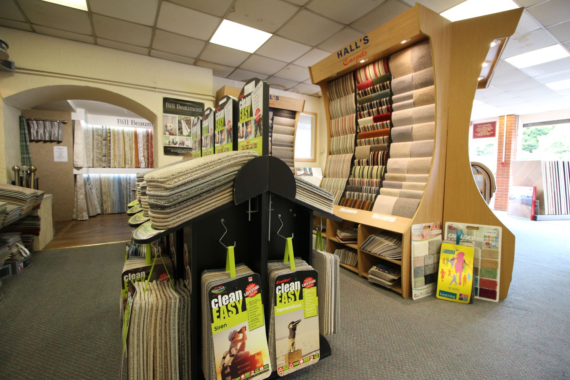  Carpet Showroom Burton on Trent - Inside Coytes Carpet Shop Bespoke Curtains Made View